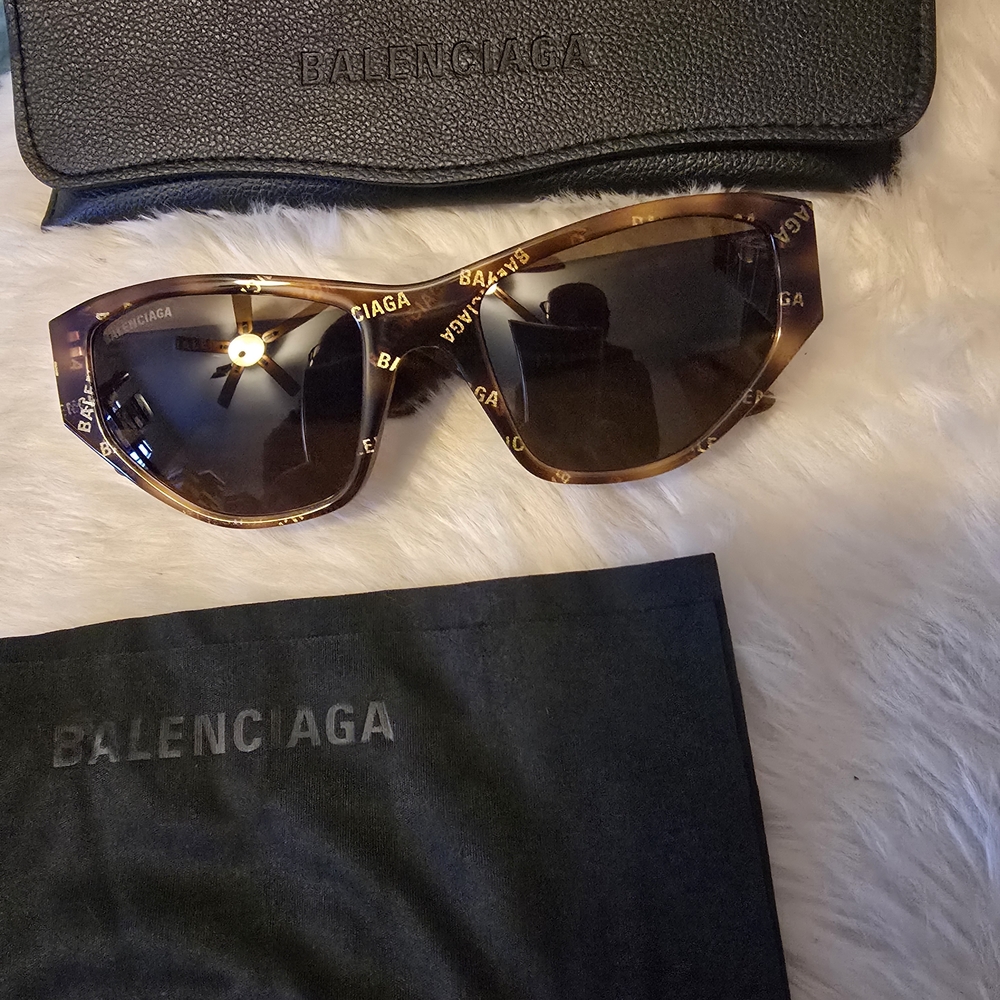 Balenciaga Brown Sunglasses